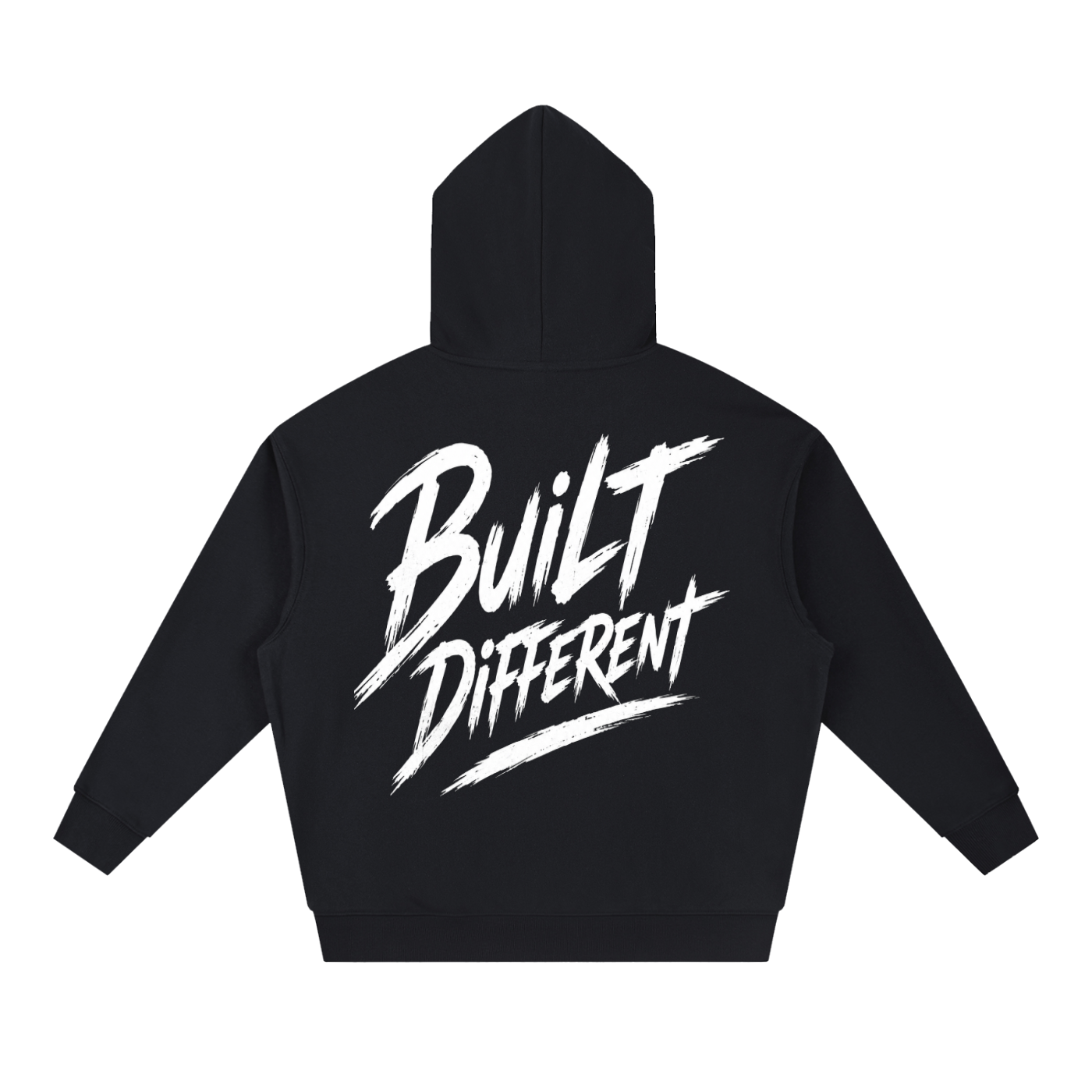 Built Different Hoodie – Black